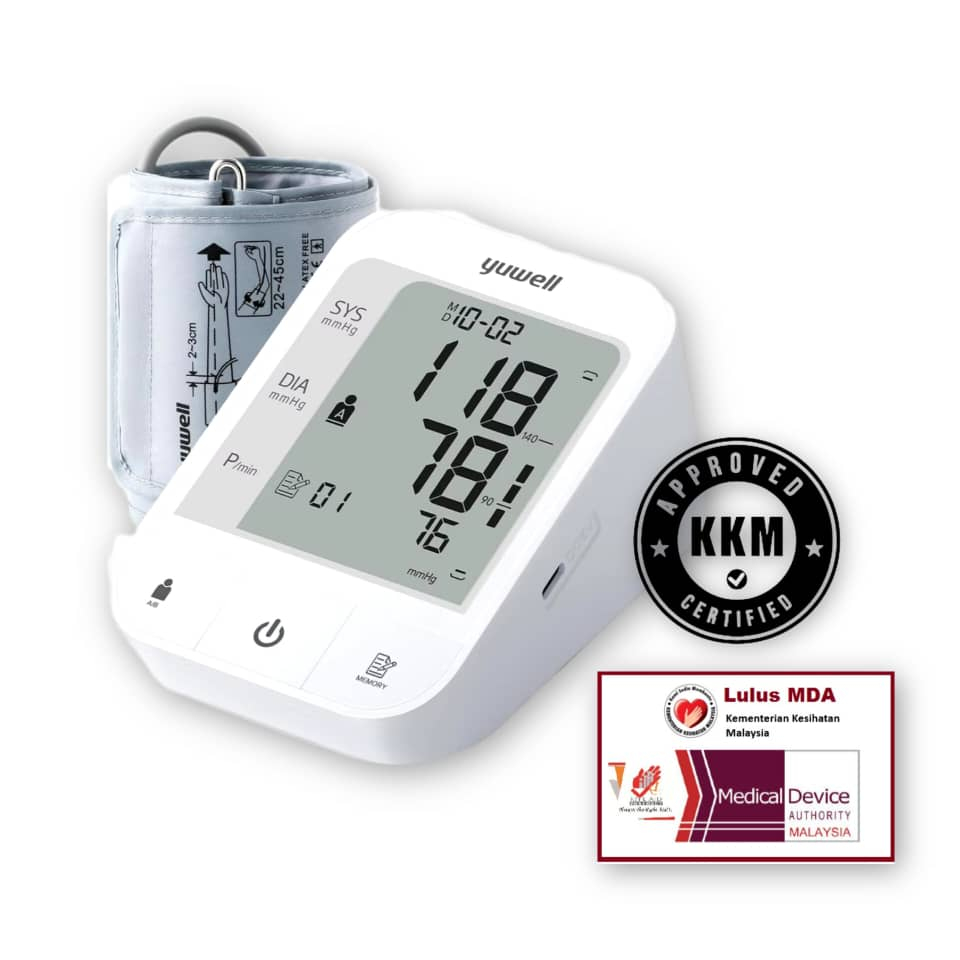 [5 years warranty] (KKM & MDA Approved) YUWELL YE660D YE670A Arm BLOOD ...