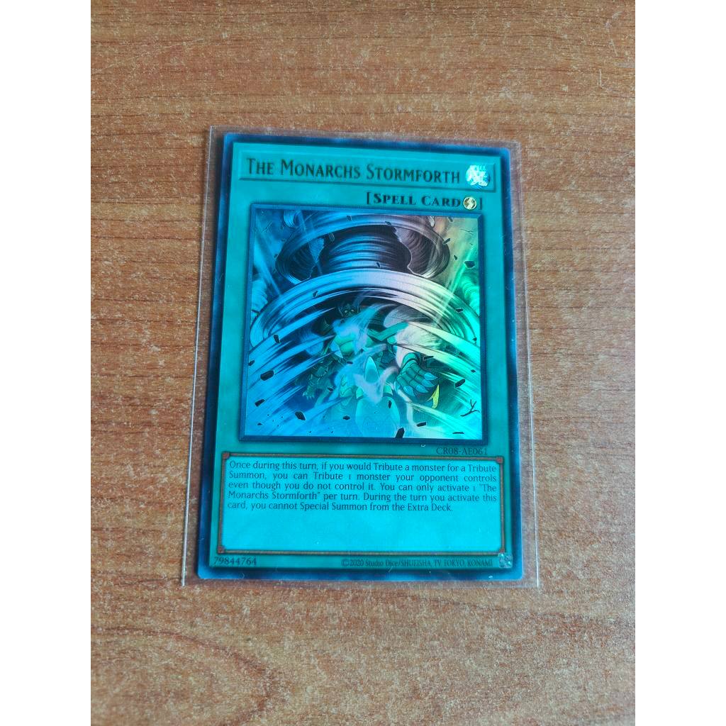 Yugioh: CR08-AE061 CR08-AES17 The Monarchs Stormforth (UR/PSCR ...