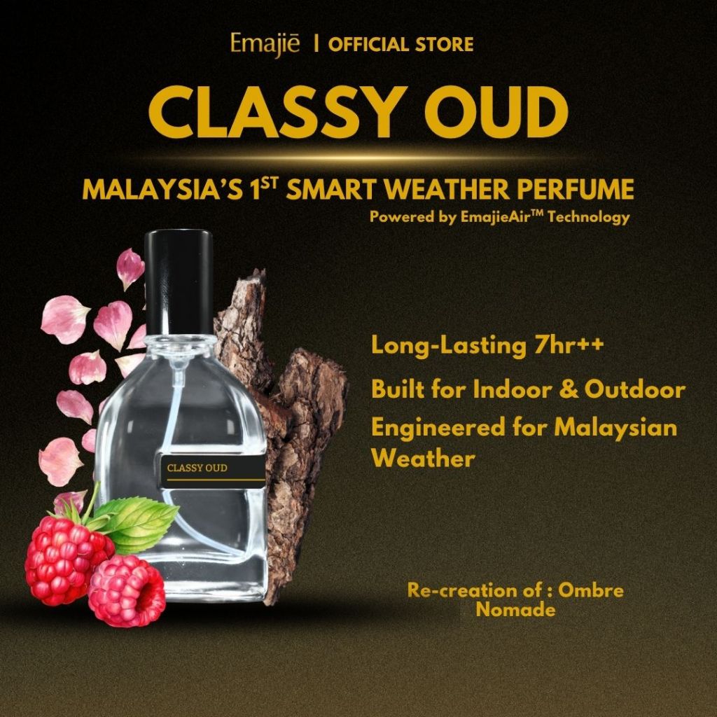 EMAJIE CLASSY OUD Perfume for Men & Women 30ml Long Lasting Muslim ...