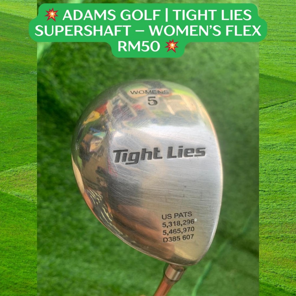 Adams Tight Lies Fairway 3 Wood 16 Degree Aldila Snyergy 50-A Senior