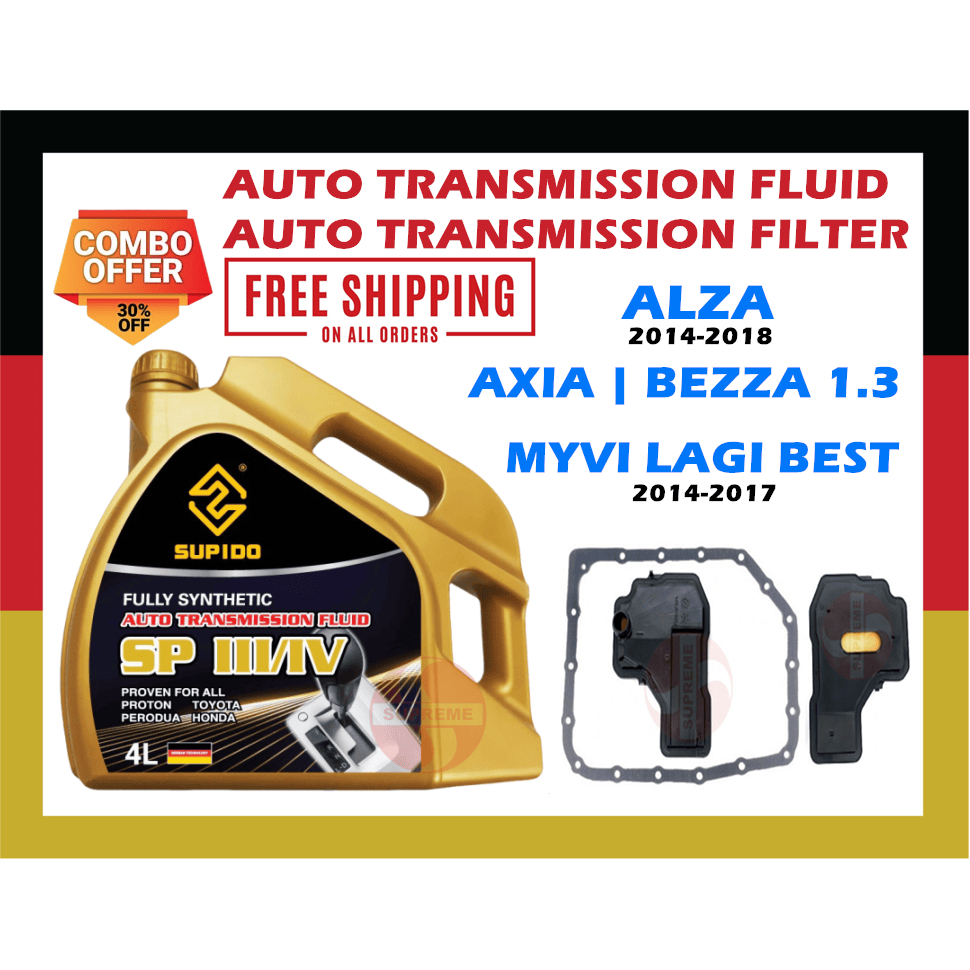 S2U Supido ATF SP3 T4 Fully Synthetic Gear Oil Auto filter Myvi Lagi ...