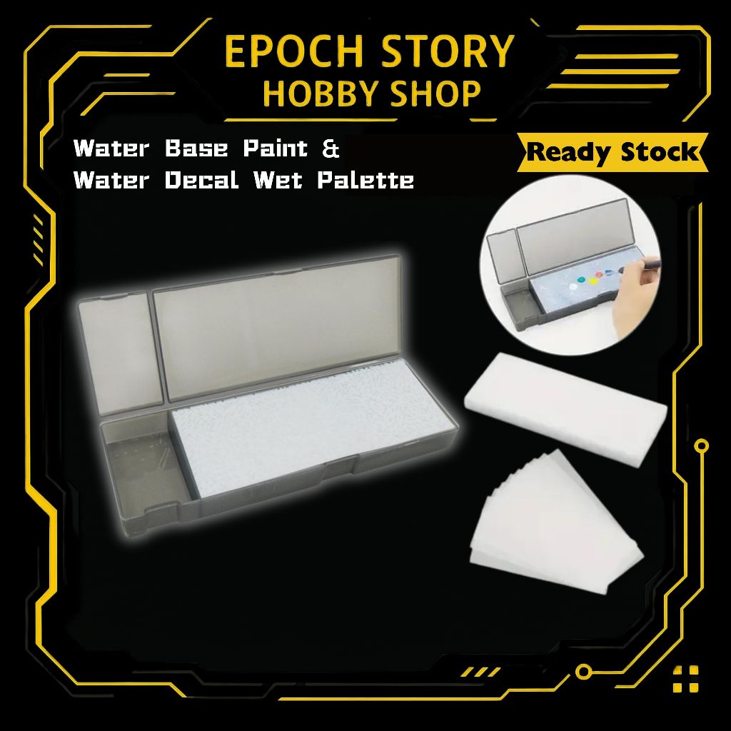 Water Base Paint & Water Decal Wet Palette | Shopee Malaysia