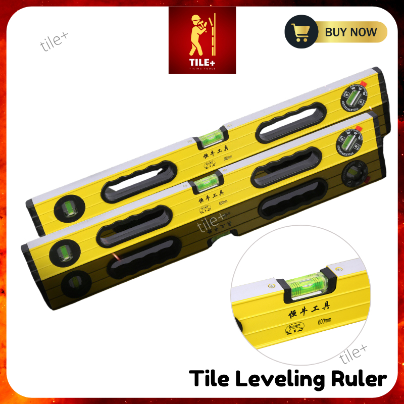 Tile+ Premium Heavy Duty Magnetic Balance Level Ruler Strong Tiles ...