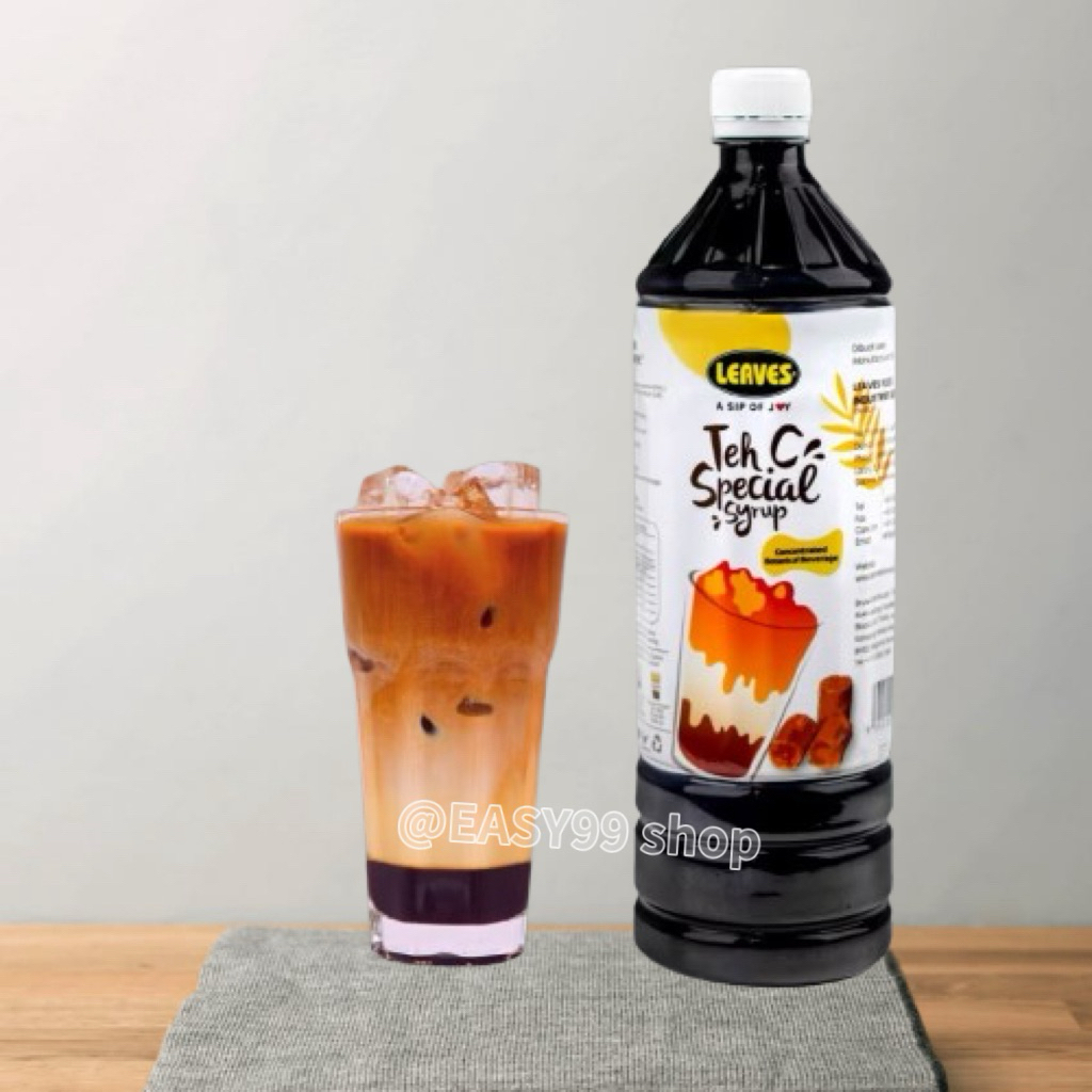 Leaves Three Layer Tea Syrup Gula Apong/ Pandan Three tea Caramel Teh C ...