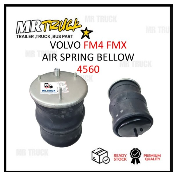 VOLVO FM4 FMX AIR SPRING BELLOW - 784560-C / 21224745 / 22058737 / W01 ...