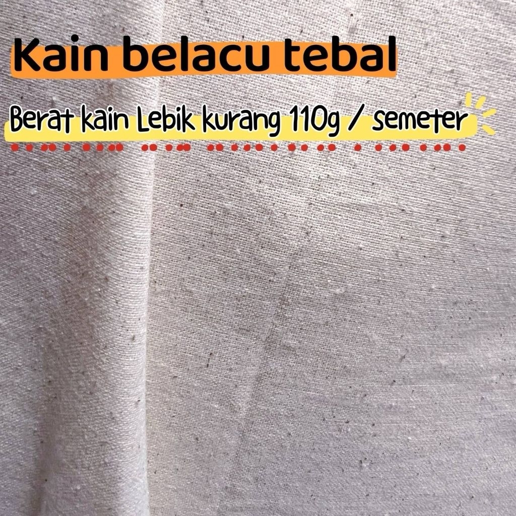 Ready stock Kain belacu kasar/tebal 38