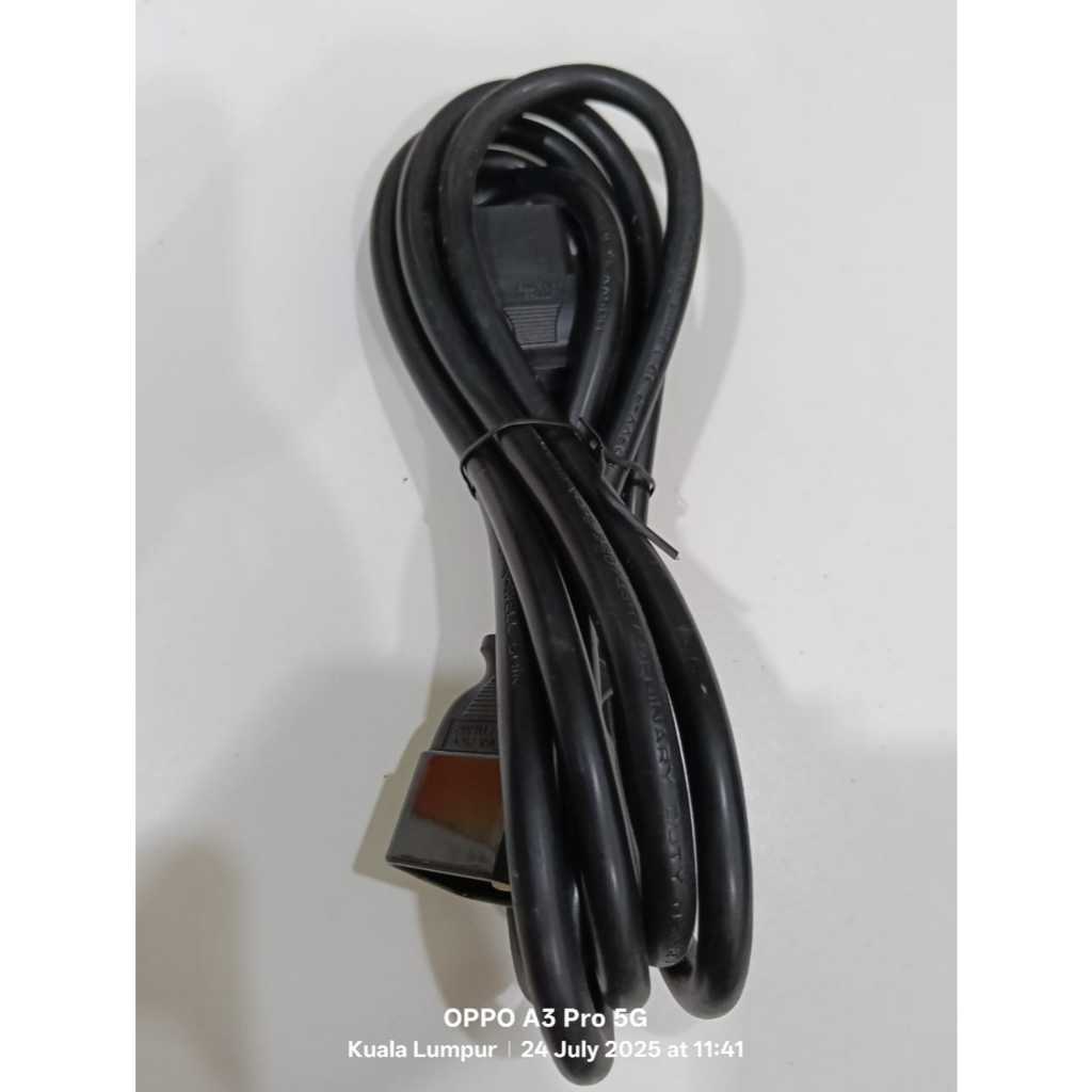 Power Cord Cable 2 Meter | Shopee Malaysia
