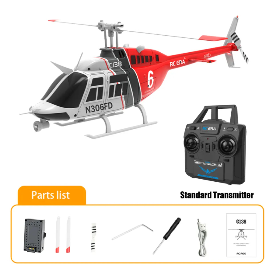 RC ERA HELICOPTER C186 V2/C187 V2/C138S V2/C138V2/C159 V2 MODEL