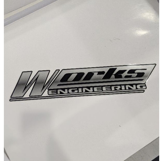 [STICKER] Original Works Engineering Windshield Sticker 19 inch (49cm x ...