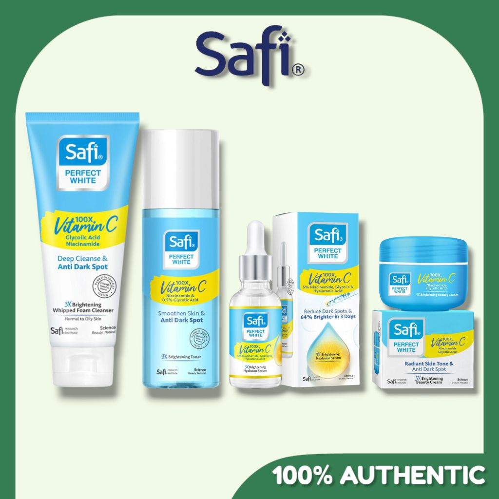 SAFI PERFECT WHITE 3X BRIGHTENING SKINCARE | WHIPPED FOAM CLEANSER ...