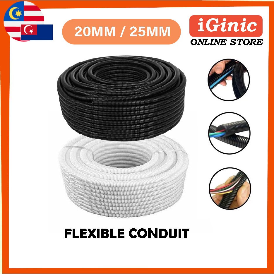 SUPERFLEX 20mm 25mm Flexible Conduit 40M | Wire Protection Hose ...