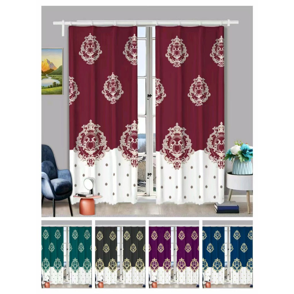 Langsir Tingkap Murah Langsir Sliding Door Langsir Pintu Bilik Dapur ...