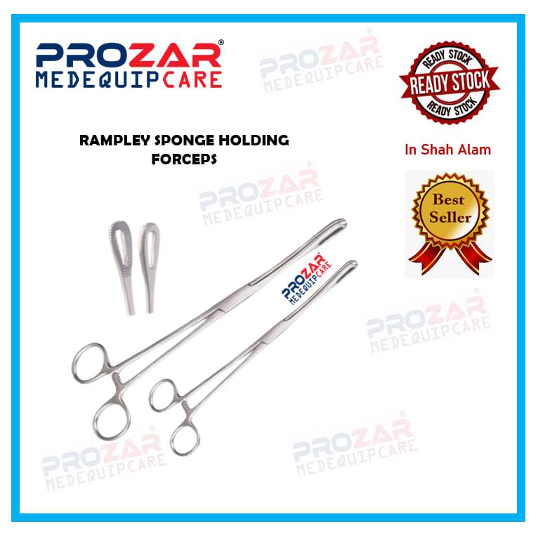 RAMPLEY SPONGE HOLDING FORCEPS | 24CM | 18CM | SPONGE HOLDING CLAMP ...