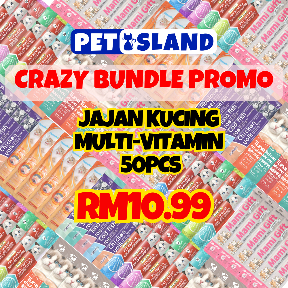 (Bundle Promo)Cat Treat Bundle Makanan Kucing Cat Wet Food Stick Creamy ...