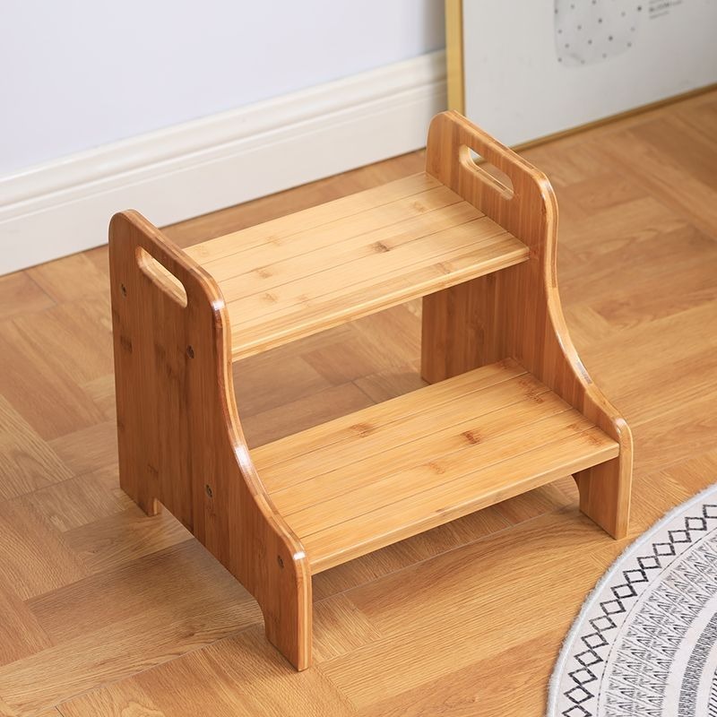 Step Stool Bamboo Stair Step Internet Celebrity Foot Stool Foot Step ...