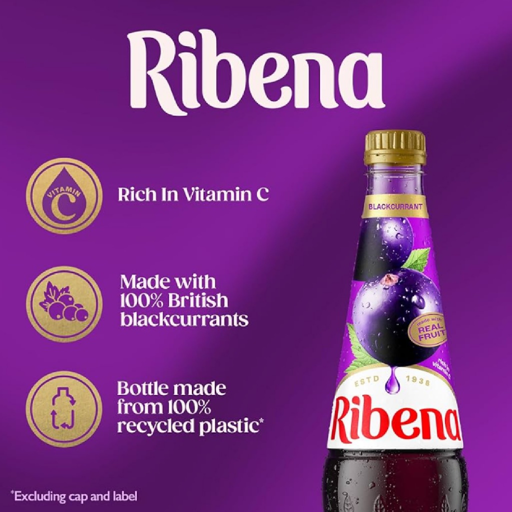 Ribena Blackcurrant Cordial (850ML) | Shopee Malaysia