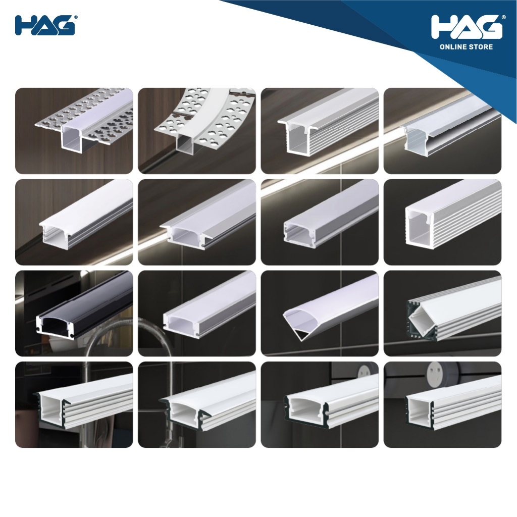 HAG Aluminium Casing for Strip Light (3M) | Shopee Malaysia