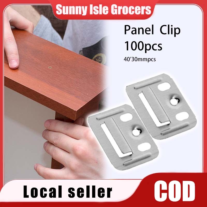 100PCS PVC Connector Clips | Quick-Install Mounting Set for Wainscot ...