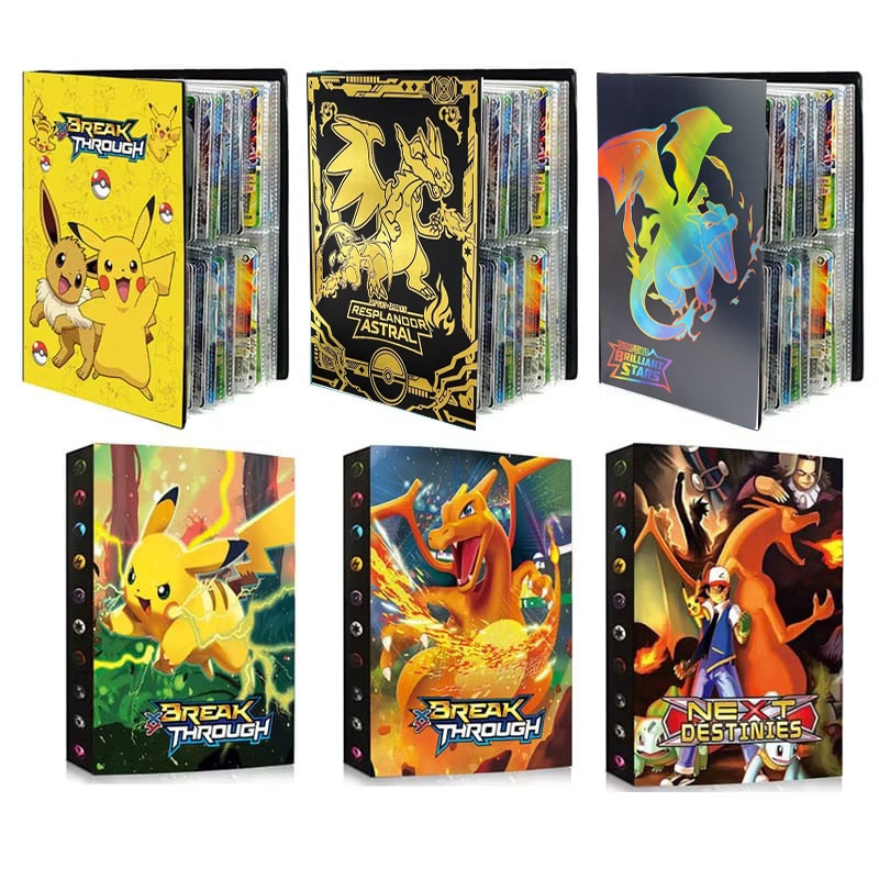 540pcs/240pcs POKEMON Album Book Card Holder Binder Trading Cards  Collection Book Brilliant Stars Sun & Moon  | Shopee Malaysia