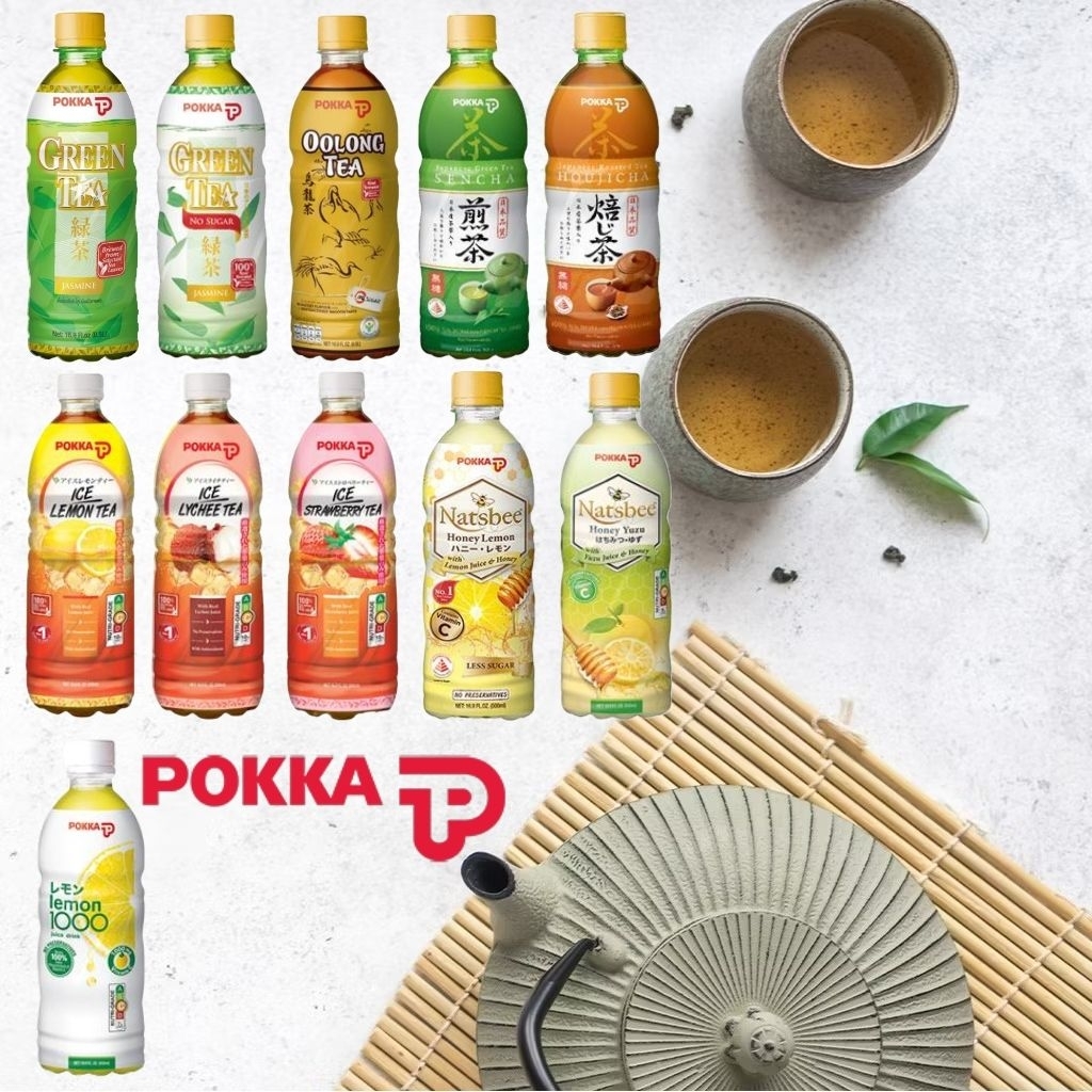 [TKM] Pokka Green Tea 500ml | Shopee Malaysia