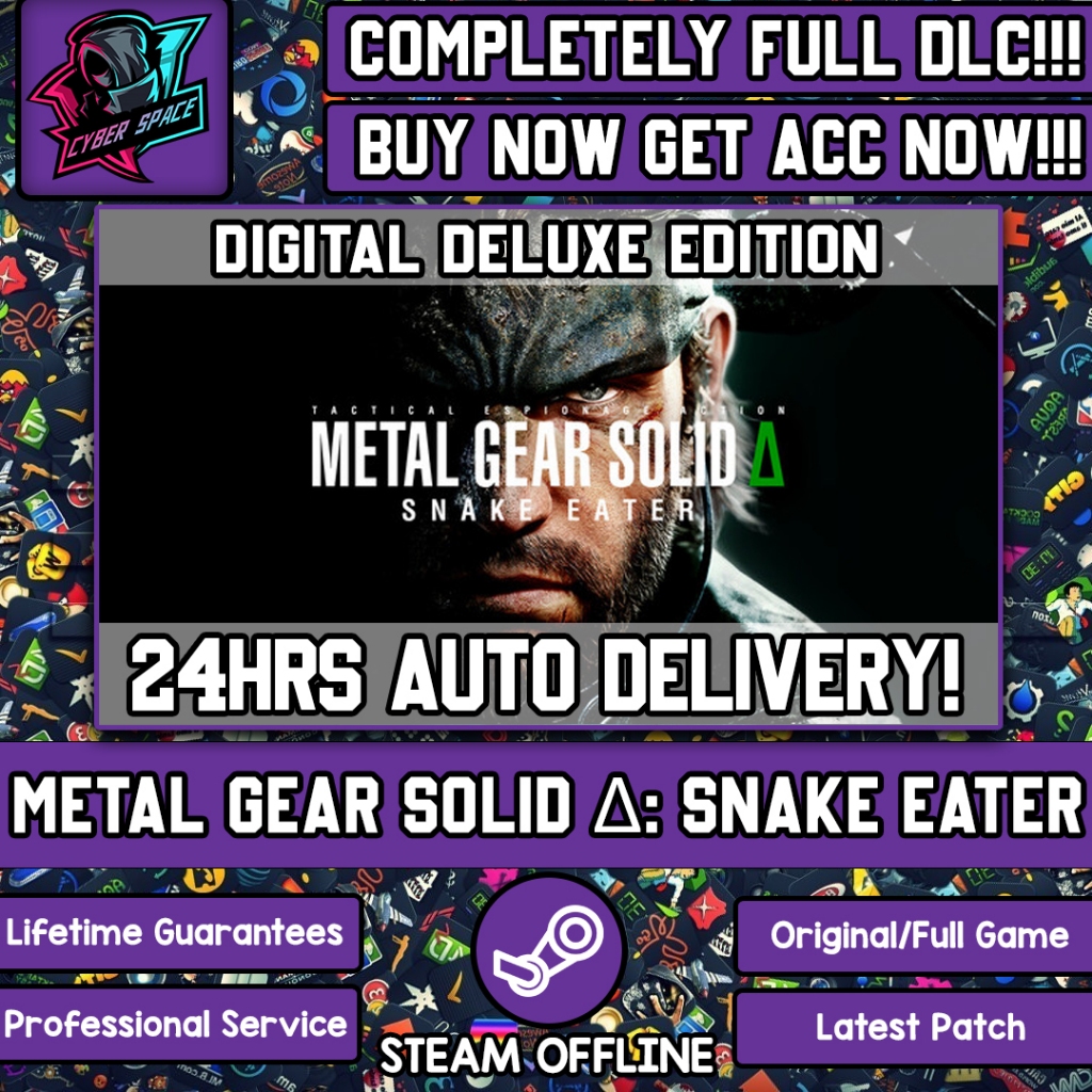 METAL GEAR SOLID: SNAKE EATER | MGS 3 [Auto Delivery] [Steam Offline ...