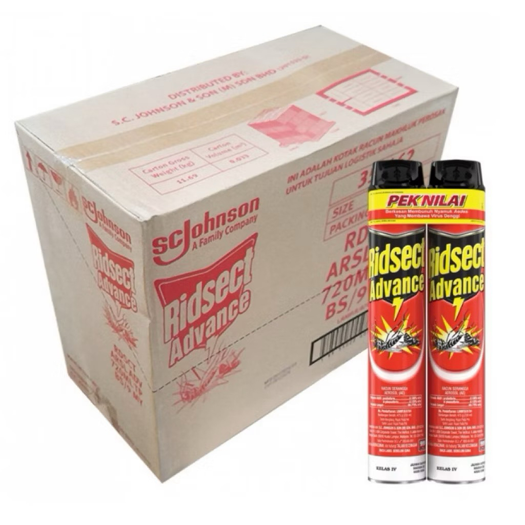 RIDSECT SEMBURAN NYAMUK 9*(2*720ML) | Shopee Malaysia