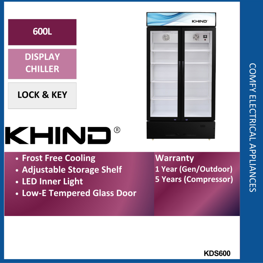 KHIND Display Chiller (600L) KDS600 | Shopee Malaysia