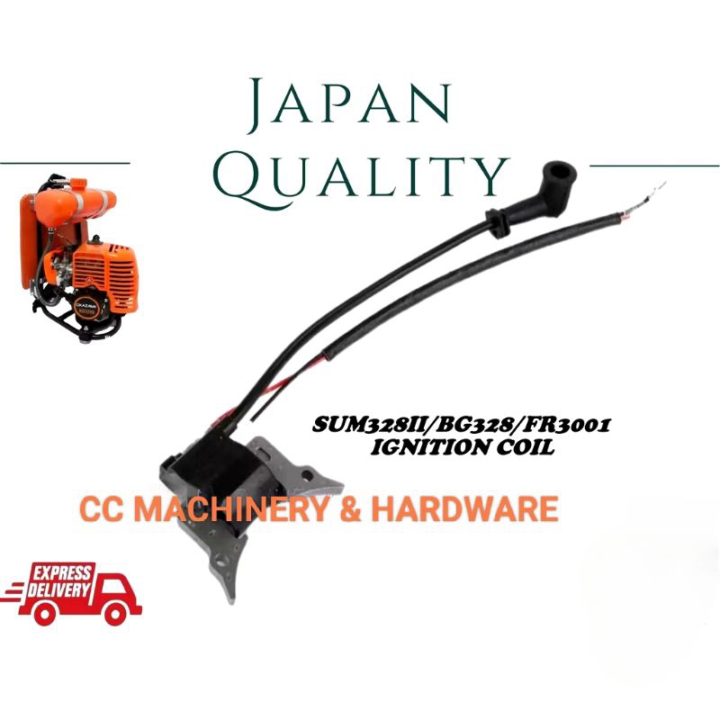 (Ready Stock) Brush Cutter BG328 Ignition Plug Coi / Coil Api Mesin ...
