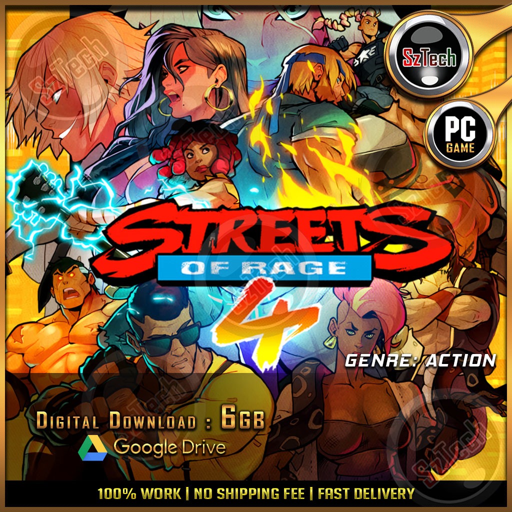 Streets of Rage 4 [PC/Laptop GAME]🔥[ DIGITAL DOWNLOAD]🔥Action🔥Streets ...