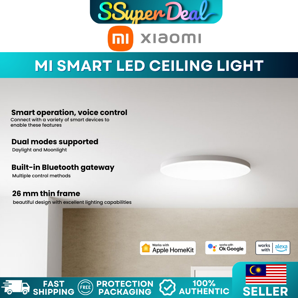Xiaomi Smart LED Ceiling Light (450MM) (Daylight / Nightlight ...