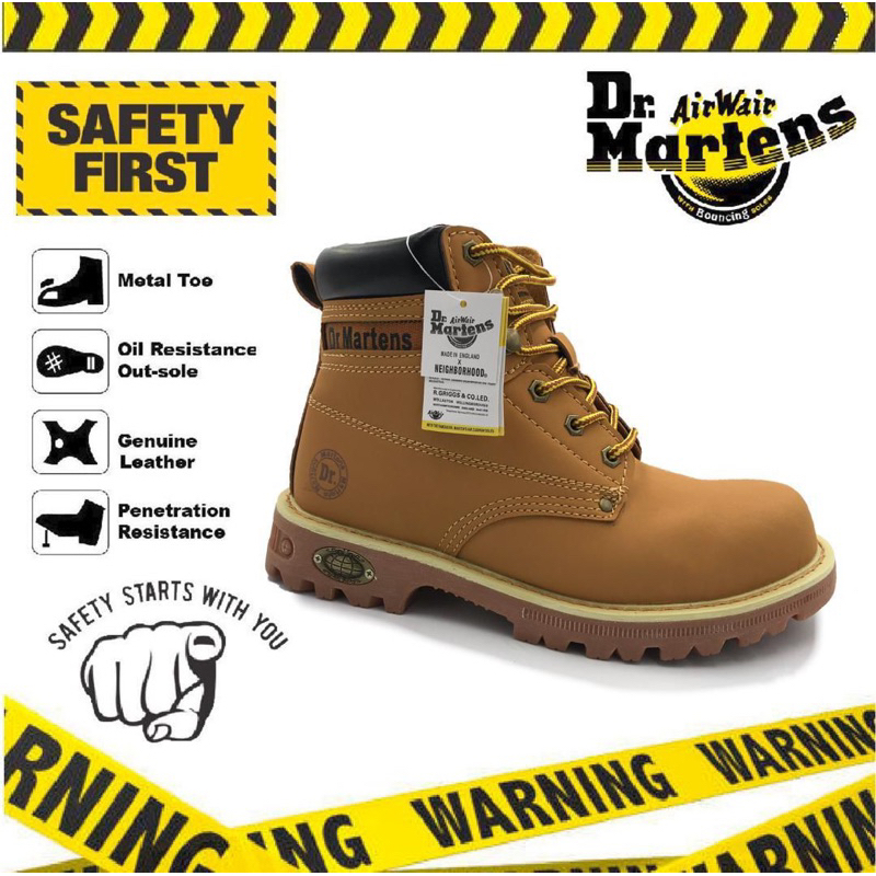 ISO CERTIFIED Men’s Dr Martens Steel Toe Adventure Safety Boot / Kasut ...