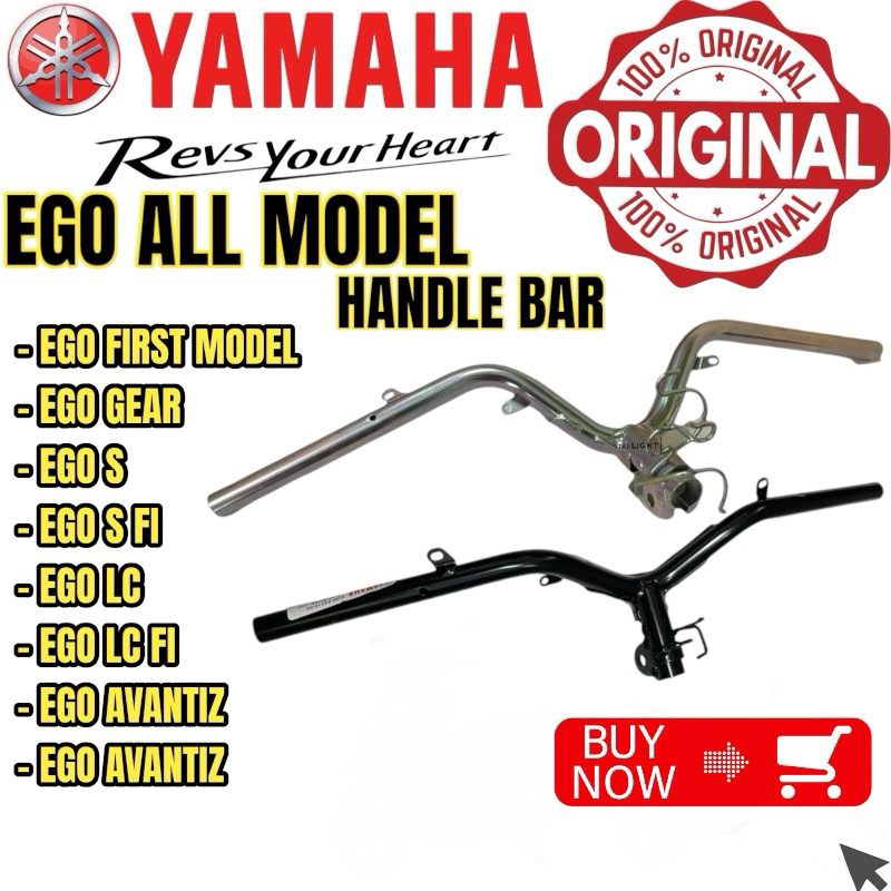 YAMAHA EGO FIRST MODEL 100% ORIGINAL HANDLE BAR ASSY / BESI PEGANG ...