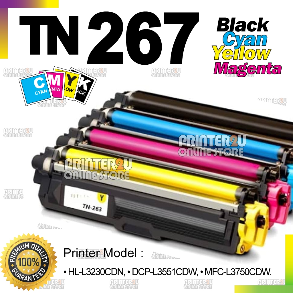 Compatible TN267 TN-267 Color TN263 for BROTHE* HL L3230CDN DCP ...