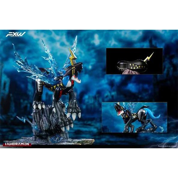 Digimon Armor Series #3 Lighdramon GK Statue - Qiao Wu Mo Wan Studio [Pre-Order] main image 1