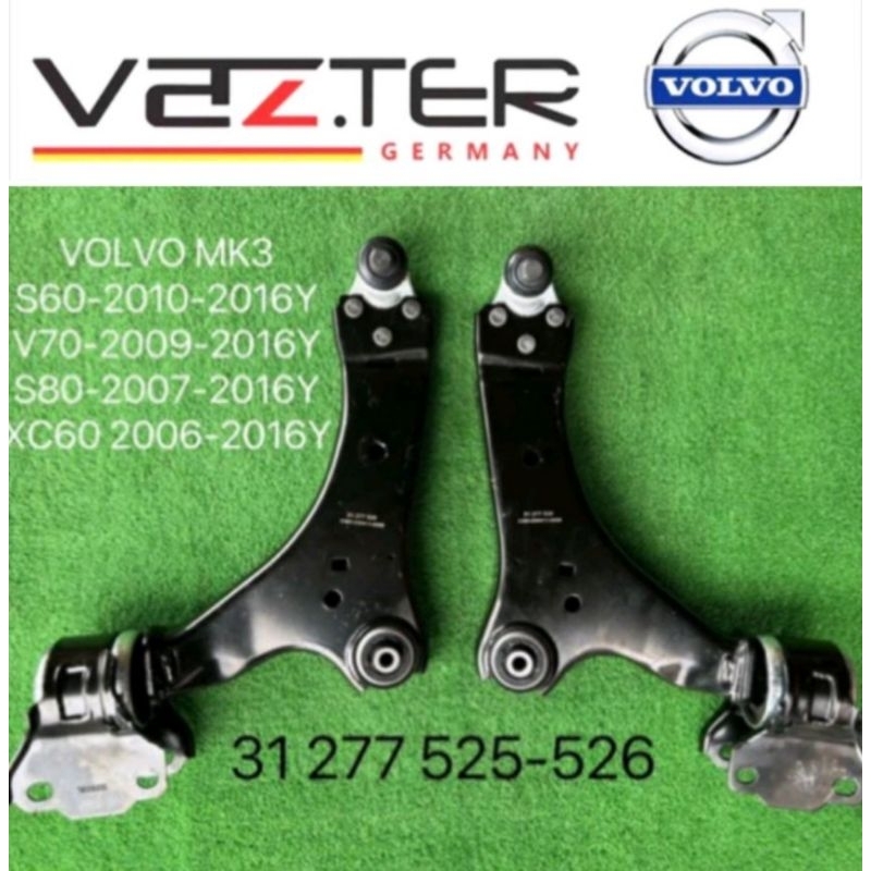 (VAZTER) VOLVO XC60 FRONT LOWER ARM (PRICE FOR 1) | Shopee Malaysia