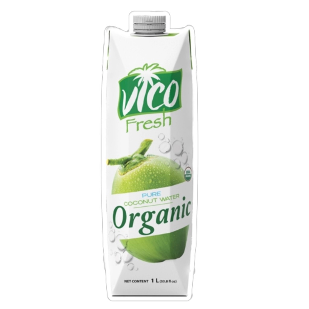 Vico Fresh Organic Pure Coconut Water, 1Liter (Assorted) | Shopee Malaysia