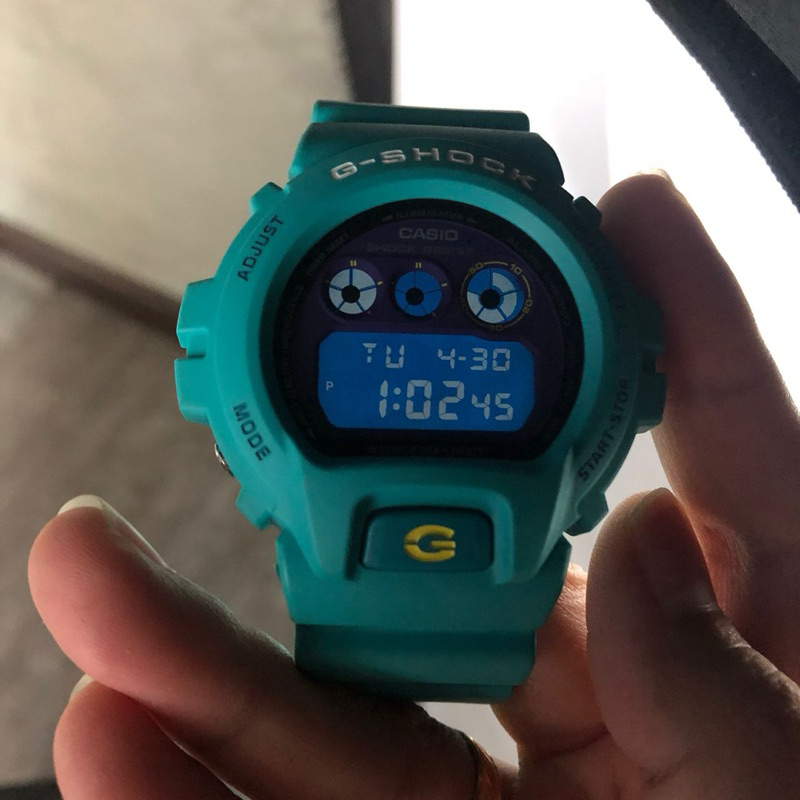 Casio G-Shock Matte Turquoise Rare Crazy Color Series DW-6900SN-3