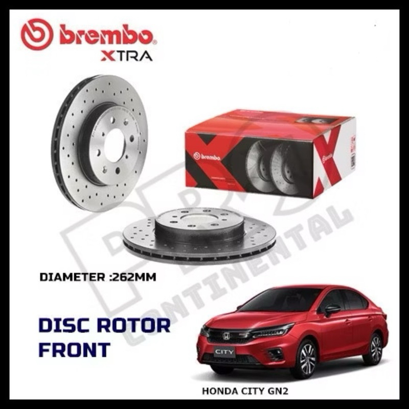 HONDA CITY GN2 GN5 TOO / CITY 2020YR - BREMBO XTRA BRAKE DISC ROTOR ...