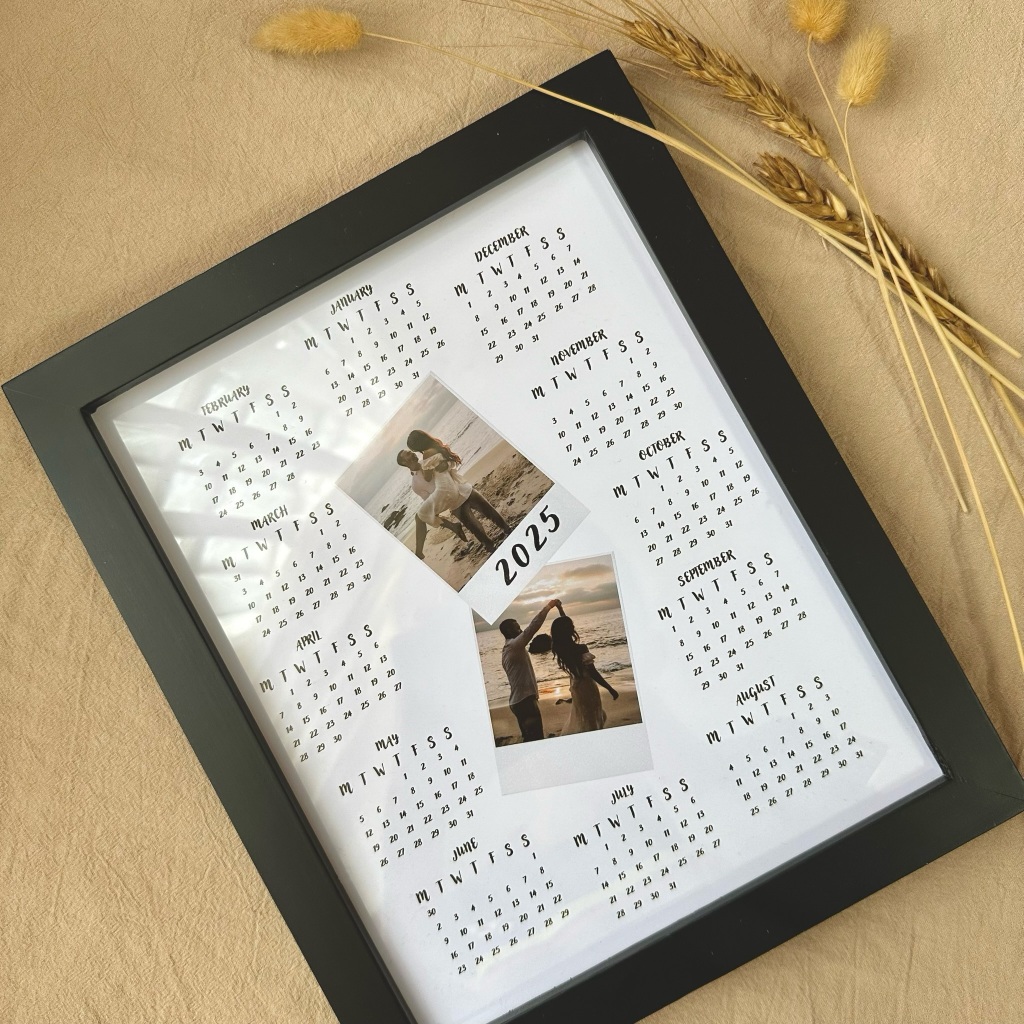 2025 Calendar Photo Frame Customized New Year Gift Foto Kalender 2025 ...