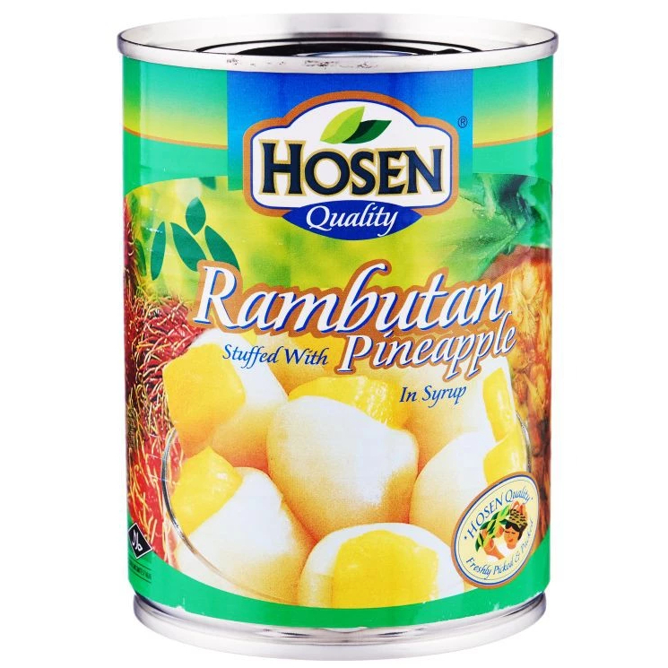 Hosen Rambutan Stuffed with Pineapple in Syrup, Sea Coconut in Honey ...