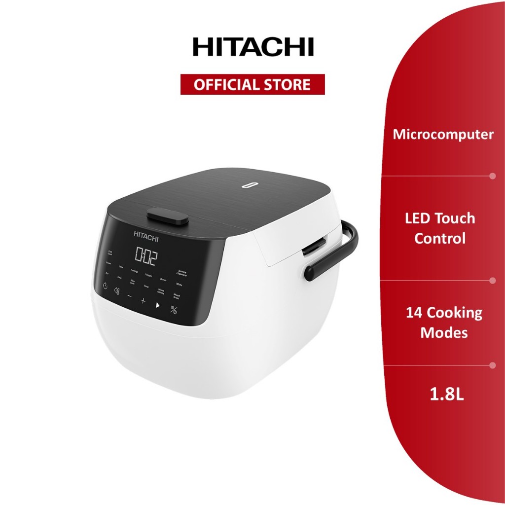 Hitachi Rice Cooker Microcomputer 1.8L (RZ-R18XN W) | Shopee Malaysia