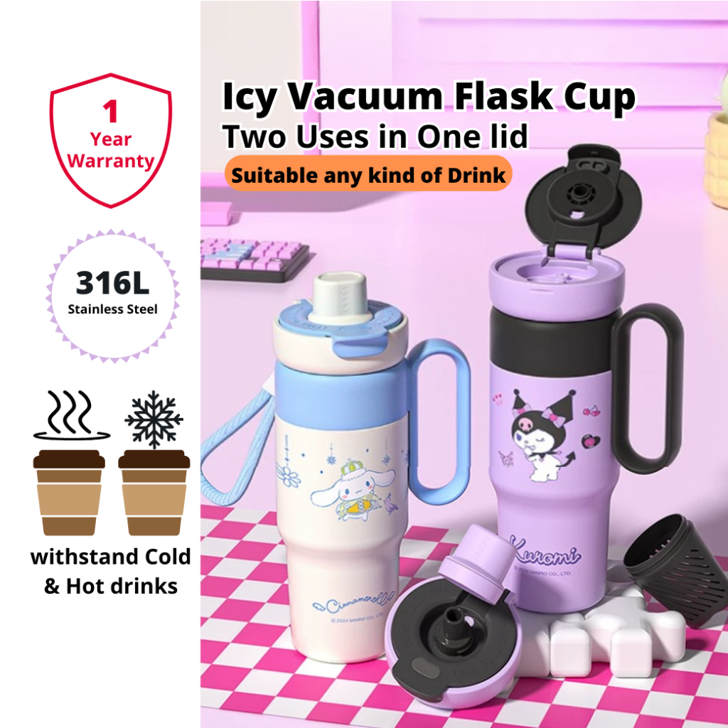 CWC:MC6645 600ml 316 Stainless steel Cold &Hot portable Handle Grip ...