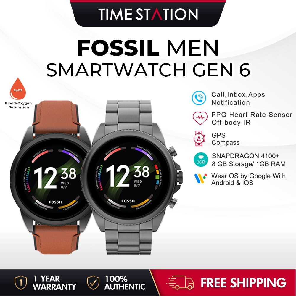 Heart Rate Fossil Gen Smartwatch Fossil Gen Men Touchscreen Fast