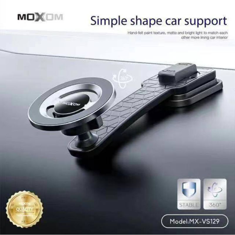 MOXOM Magnetic Car Holder 360 Degree Rotatable Magnetic Dashboard Car ...