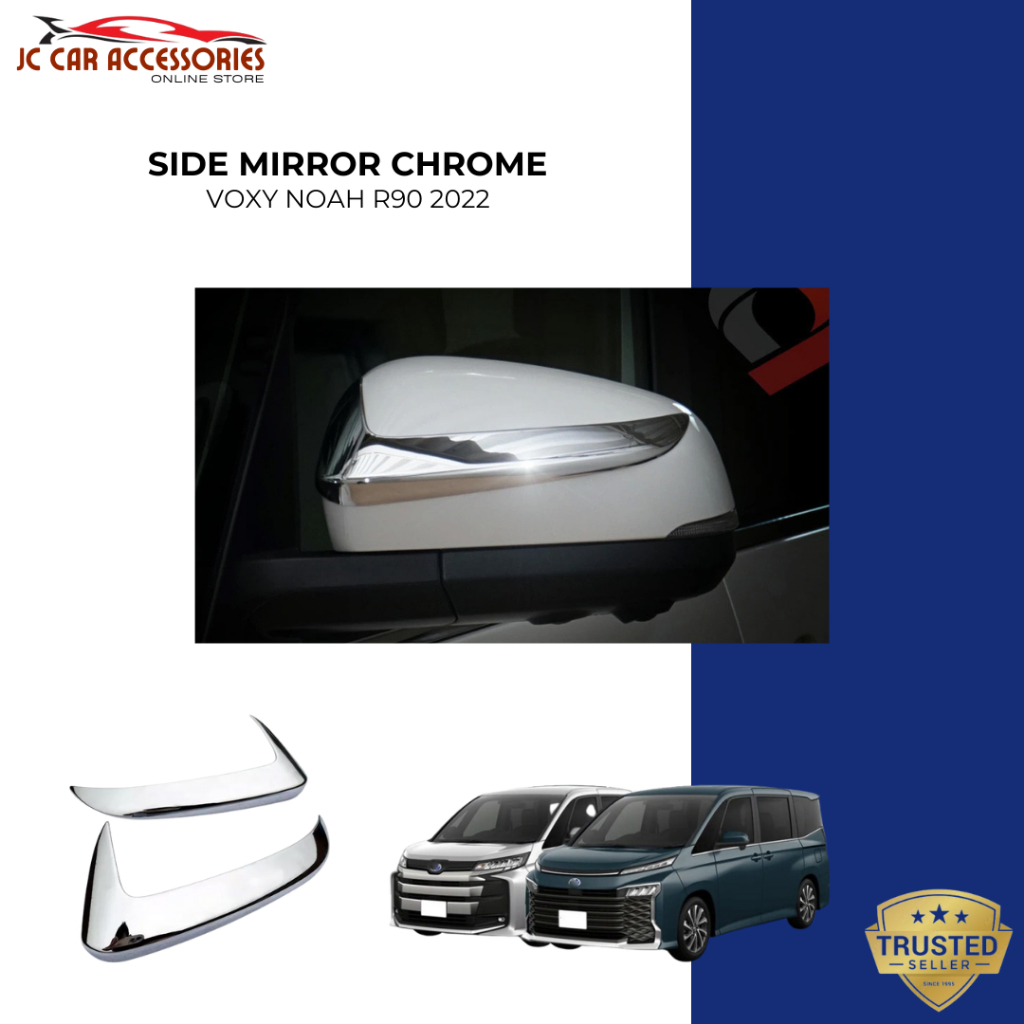 Toyota Noah Voxy R90 2022 Side Mirror Chrome Trim Garnish Accessories ...