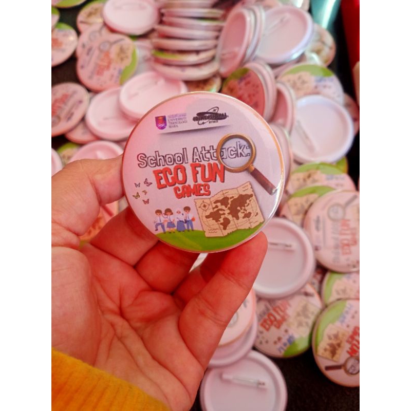Button Badge Custom size 58mm | Shopee Malaysia
