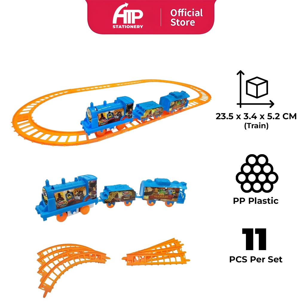 DIY Electric Rail Train Set Toys Track Railway Playsets Toys Fun Game ...