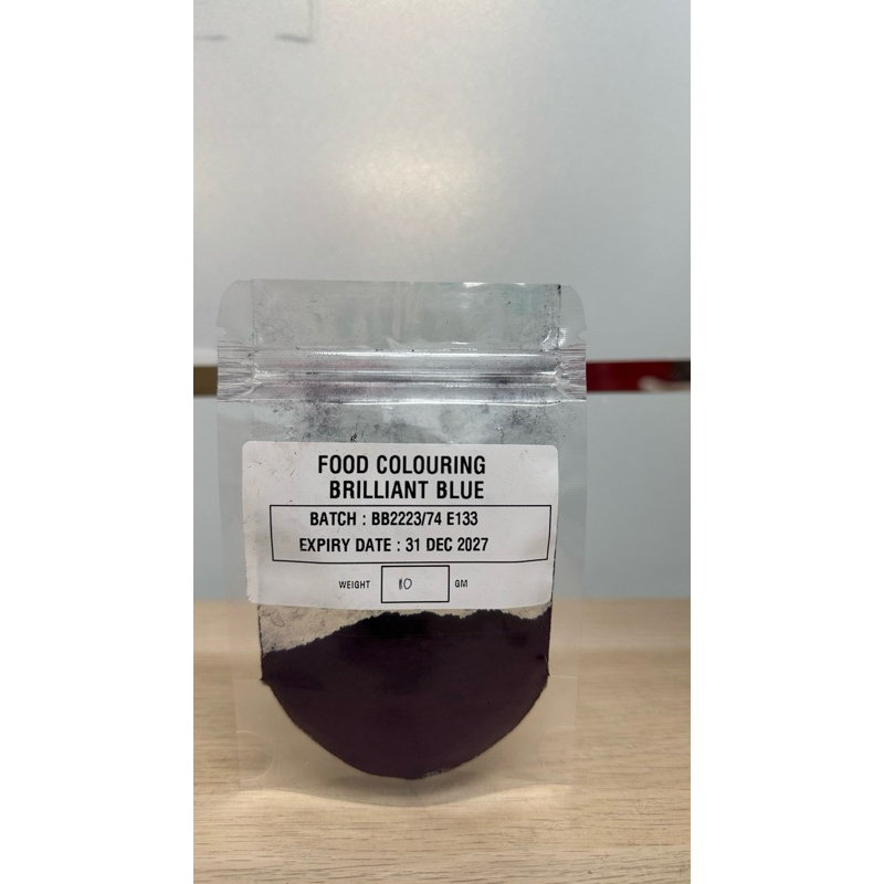 Food Colouring Brillant Blue E133 / Pigmented Blue / Pewarna makanan ...