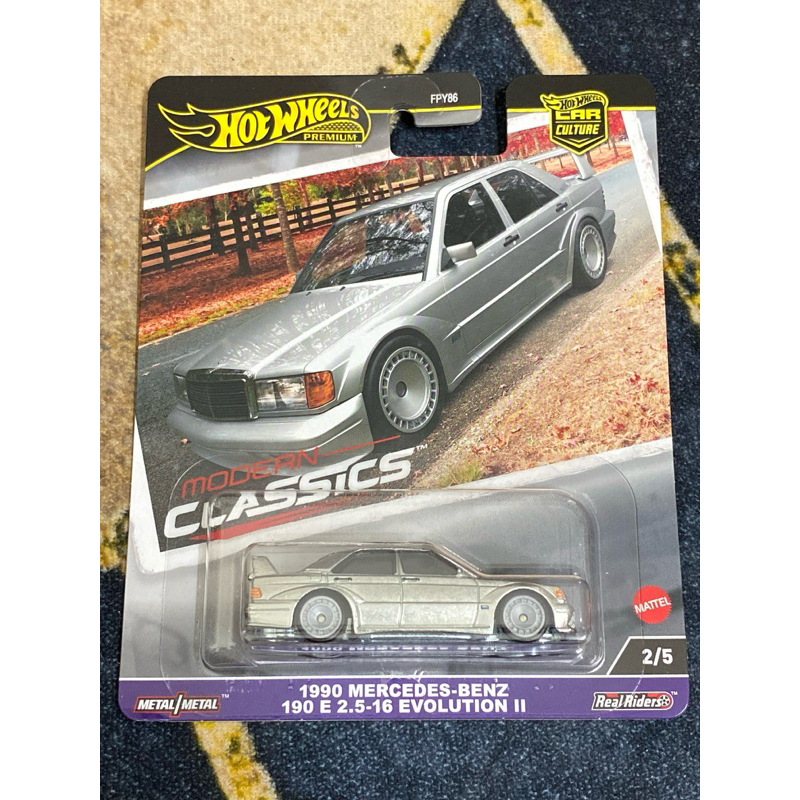 Hot Wheels Car Culture Mercedes Benz 190e Die-Cast Car - 1:64 Scale Premium Collectible - View #9