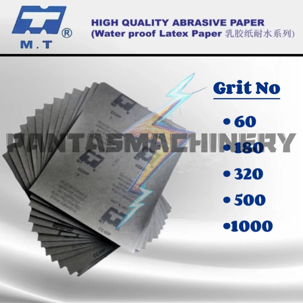 MT ABRASIVE PAPER / SAND PAPER / SANDPAPER - WATERPROOF | Shopee Malaysia